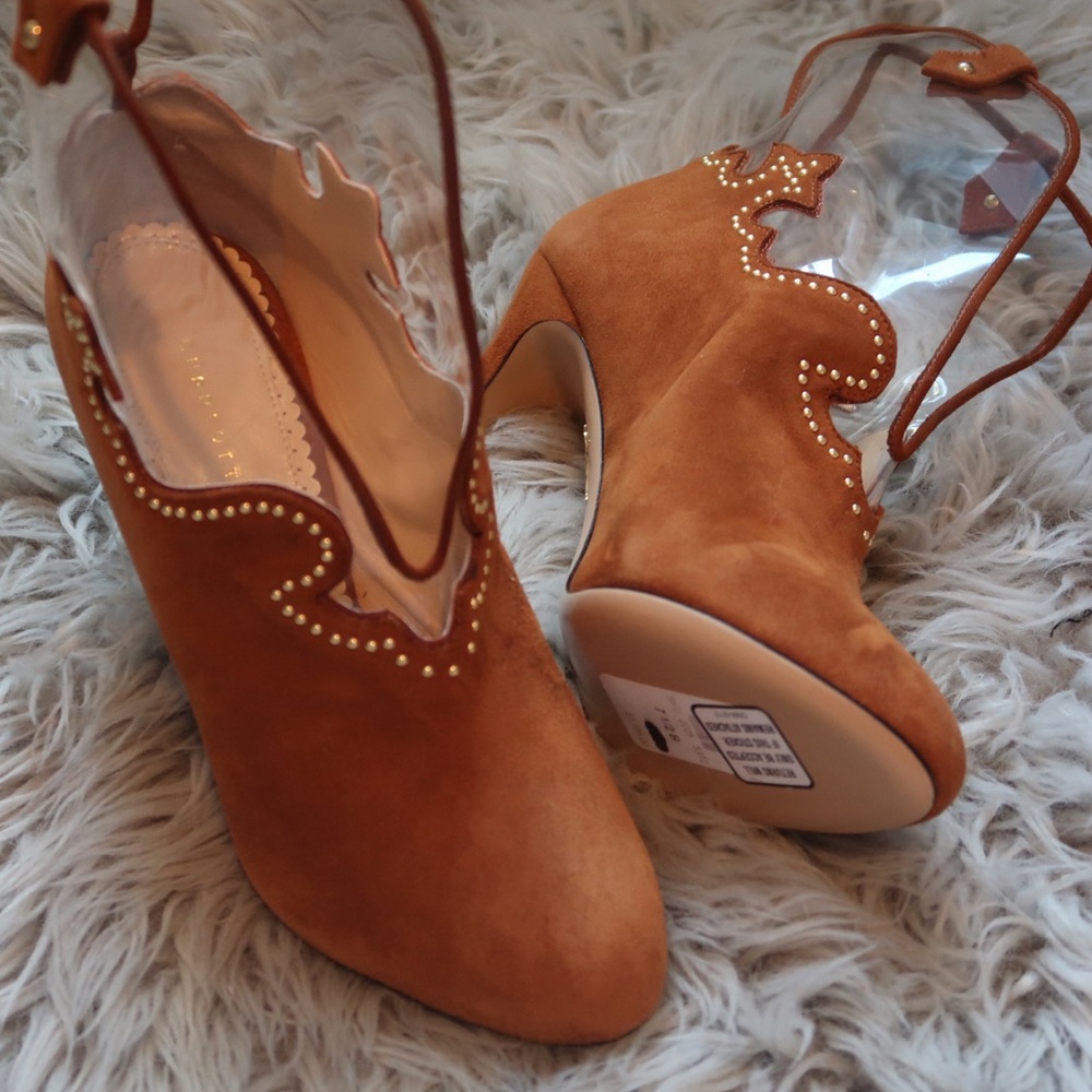 New with tag Charlotte Olympia Booties
